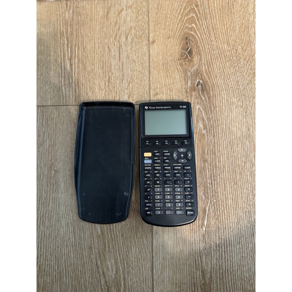 Texas Instruments Ti-86 Graphing Calculator With Cover Tested Working